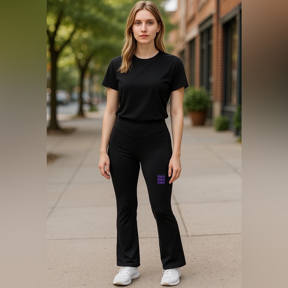 #2807 NWT RBX Brushed Back Fleece Bootcut Pants w/ Floating Pocket